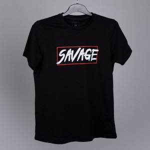 SAVAGE Printed Round Neck T-Shirt