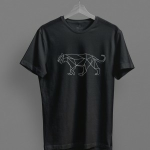 Jaguar black crew neck t-shirt