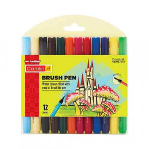 CAMLIN 12 Shades Brush Pen Set