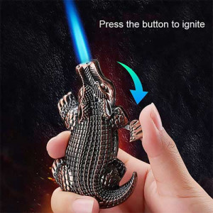 Crocodile Metal Windproof Lighter 
