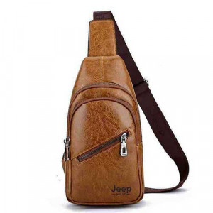 Croossbody Jeep Massenger Bag With Shoulder Belt And Pu Leather Bag