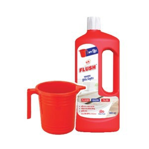 Flush Bathroom Cleaning Liquid-500ml (Free Mug Red 1.5 ltr)