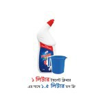 FLUSH TOILET CLEANER-1000ml (Free Mug Red 1.5 ltr)