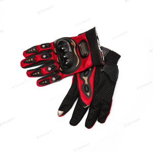 Hands Gloves Pro Biker Red