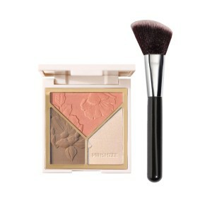Highlighter Contour Blush in Makeup Palette with Brush