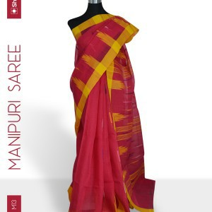 Monipuri Saree Mazanda &amp; Yellow M13