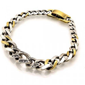 Men's Silver Coating Bracelet