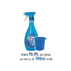 Minister Safety Plus Glass Cleaner (Spray Gun)-350ml (Free 1.5ltr Mug)