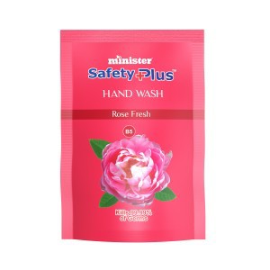 Minister Safety Plus Hand Wash Refill Pack (Rose Fresh) 180+20ml