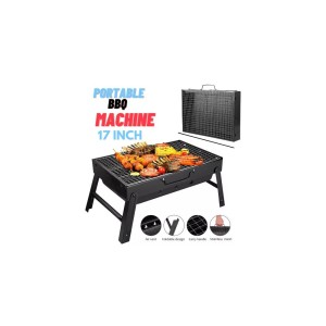 17 Inch Stainless Steel Portable Mini Barbecue Charcoal Grill