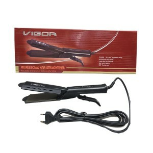 VIGOR Fast Hair Straightener Professional Hair Iron (BLACK)