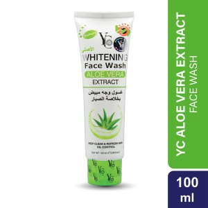 Yc Aloevera Extract Whitening Face Wash 100 Ml